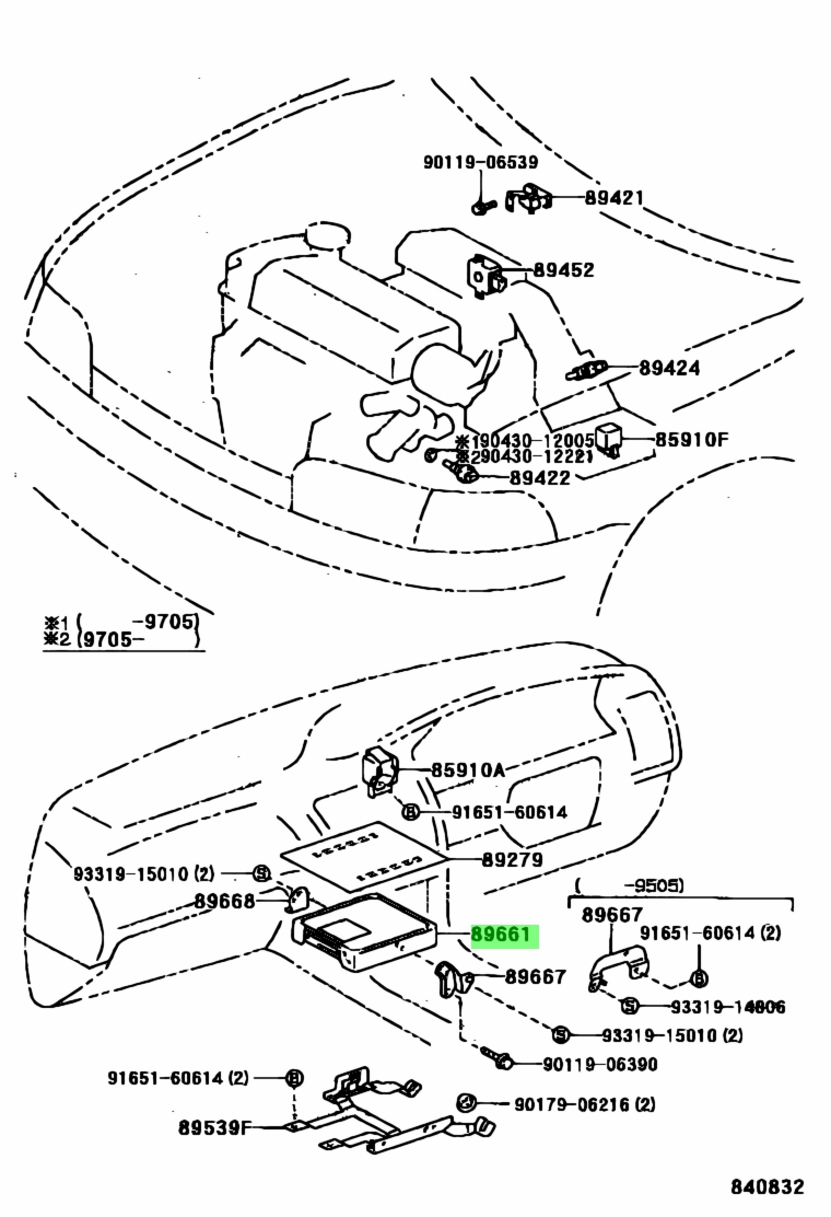 Toyota89661-1E170(896611E170)