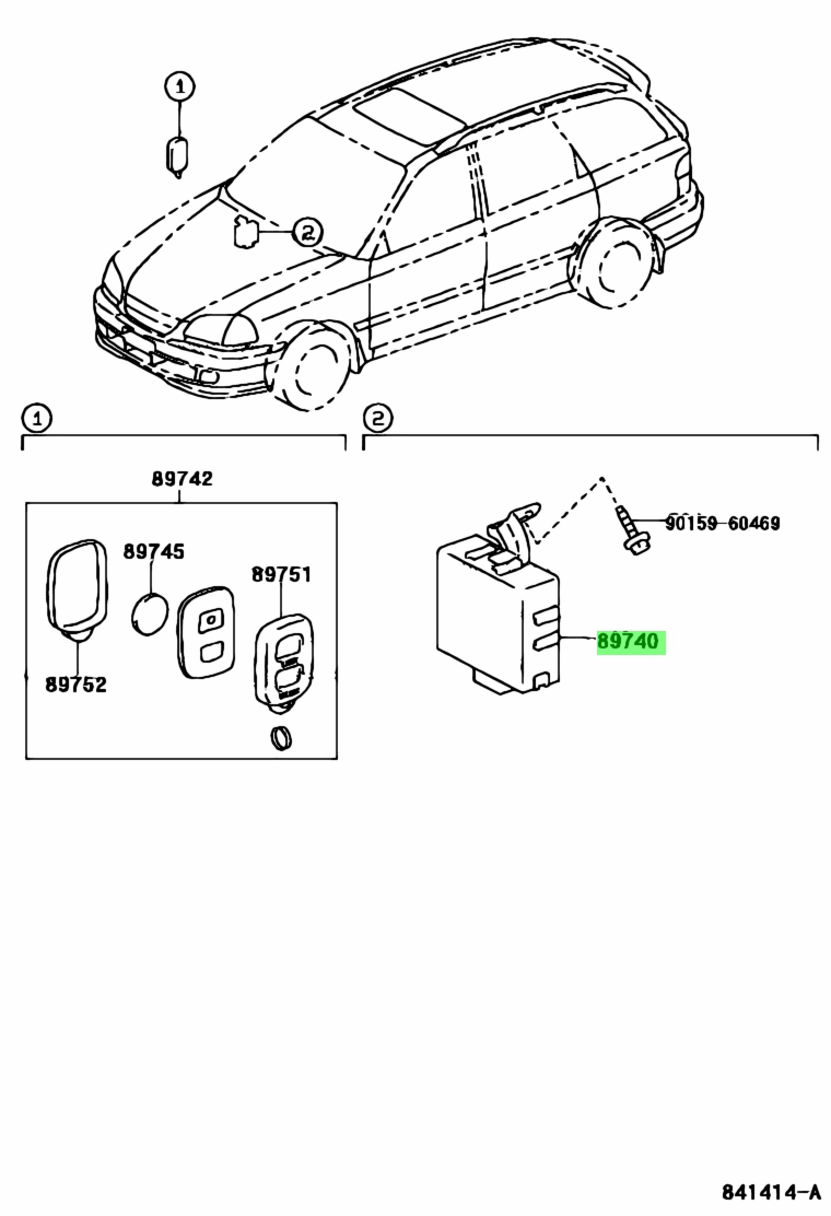 Toyota89740-20010(8974020010)