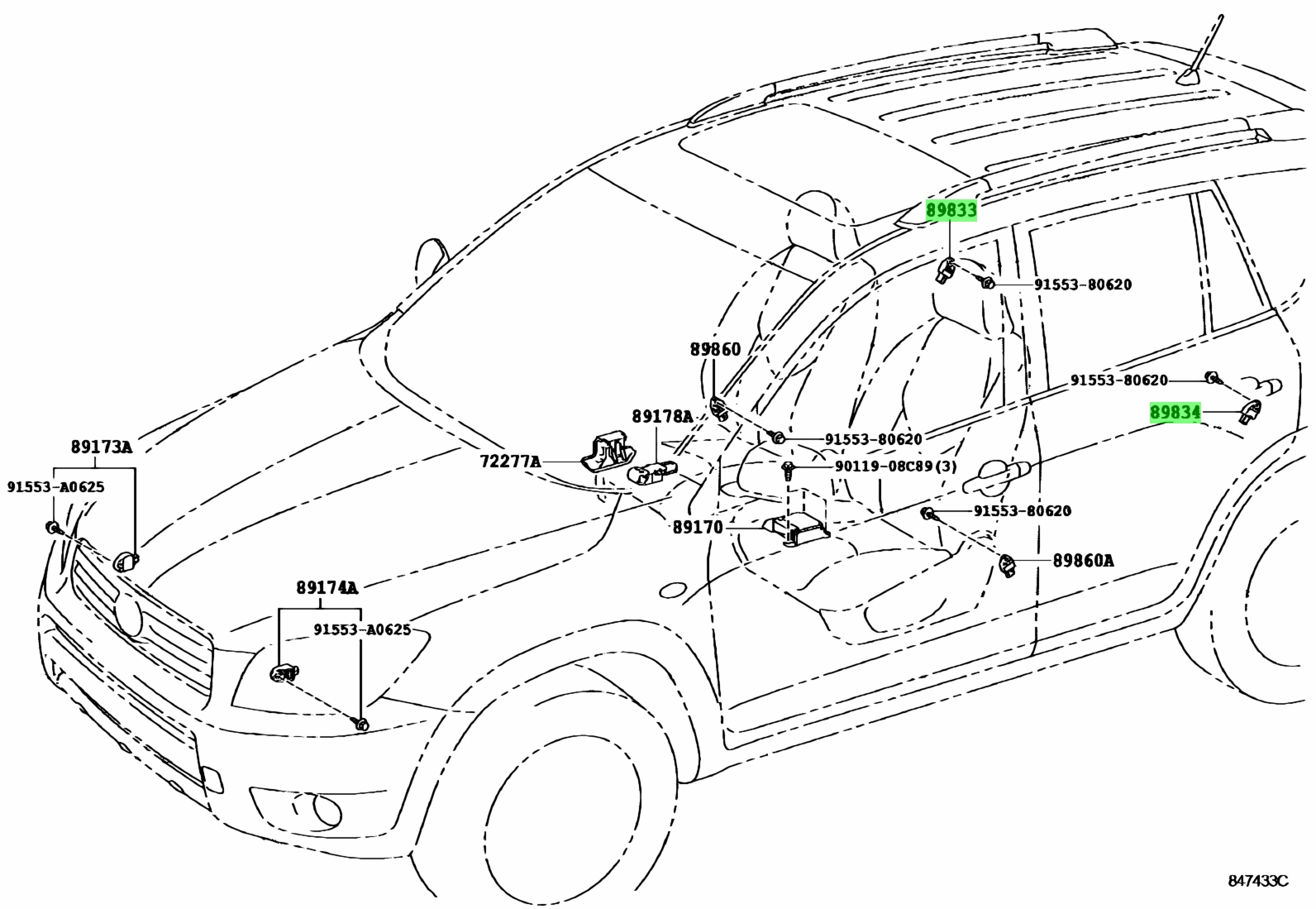 Передняя правая дверь тойота рав 4 2008 aca30l что означает