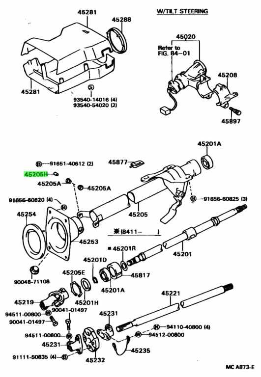 Buy Genuine Toyota 9004389043 (90043-89043) Collar(For Steering Column ...