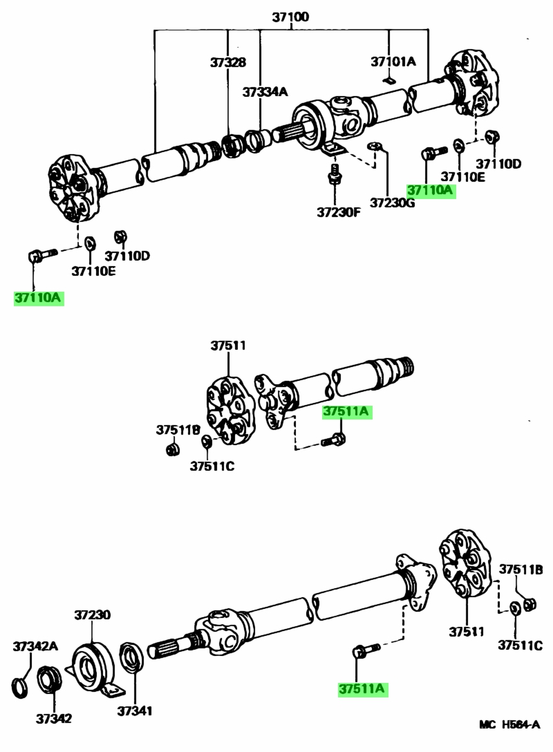  Toyota 9010512242 90105 12242 Bolt 