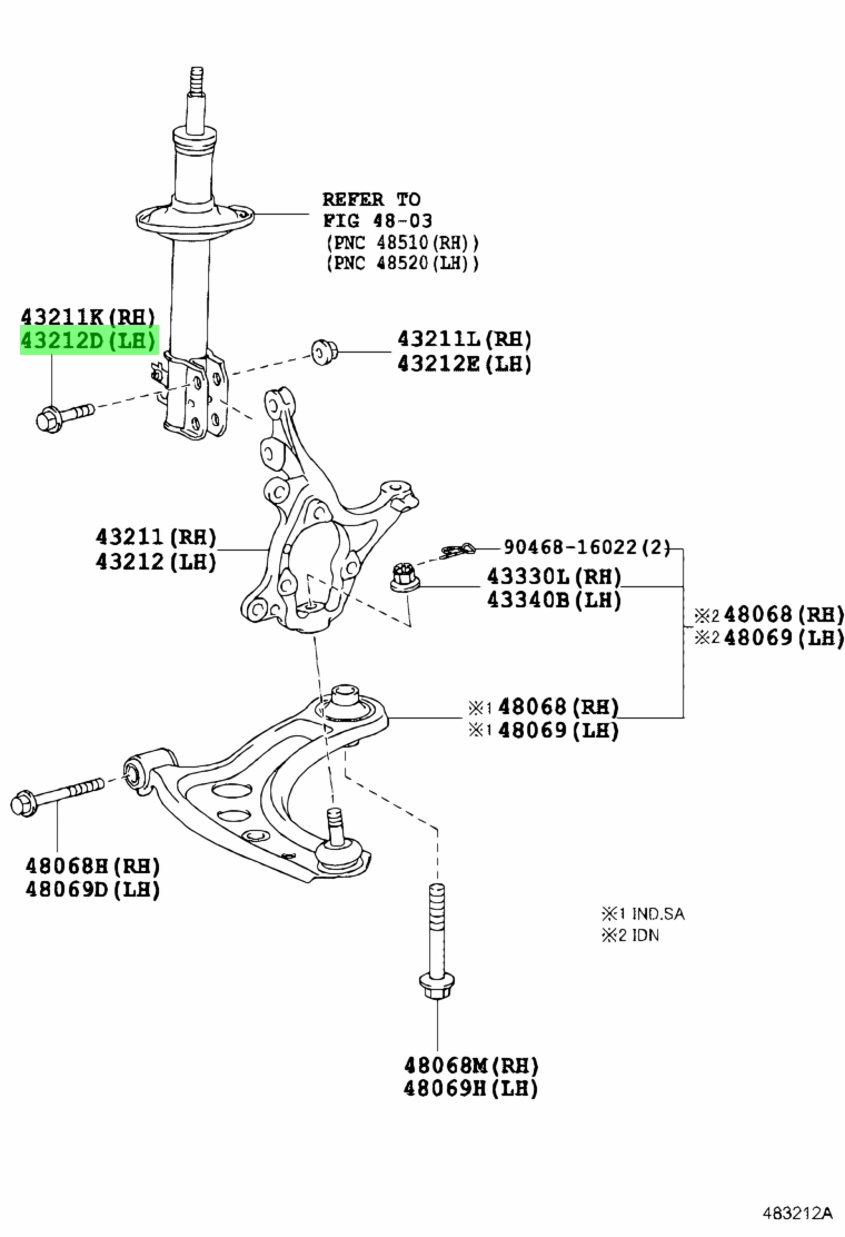 Toyota 90105-14140 (9010514140)