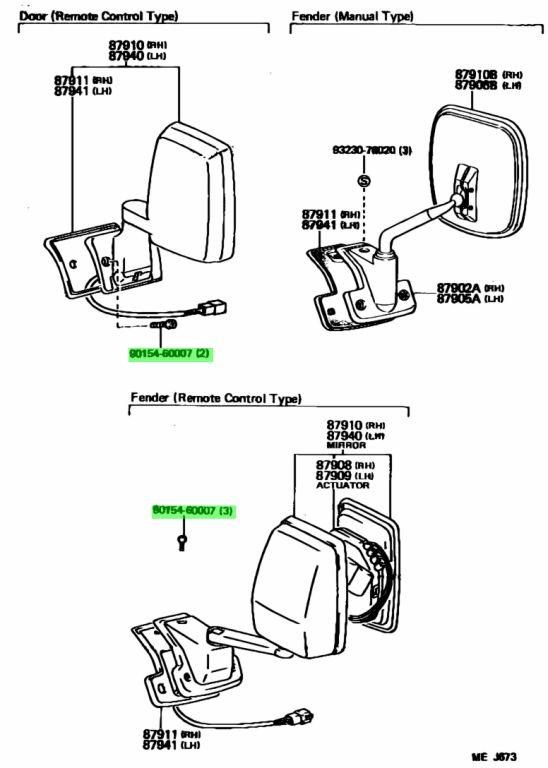 Купить Toyota 9015460007 (90154-60007) Винт. Цены, быстрая доставка ...