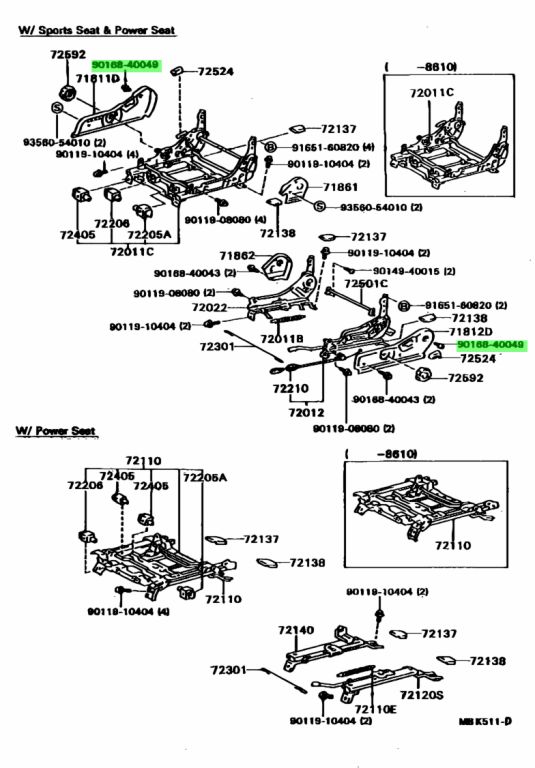 Buy Genuine Toyota 9016840049 (90168-40049) Screw. Prices, fast ...