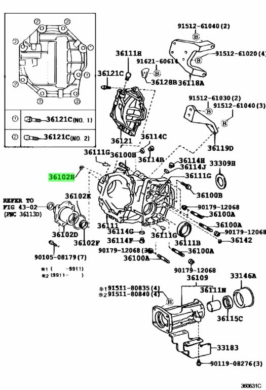 Buy Genuine Toyota 9030111018 (90301-11018) Ring, O (For Transfer Rh ...