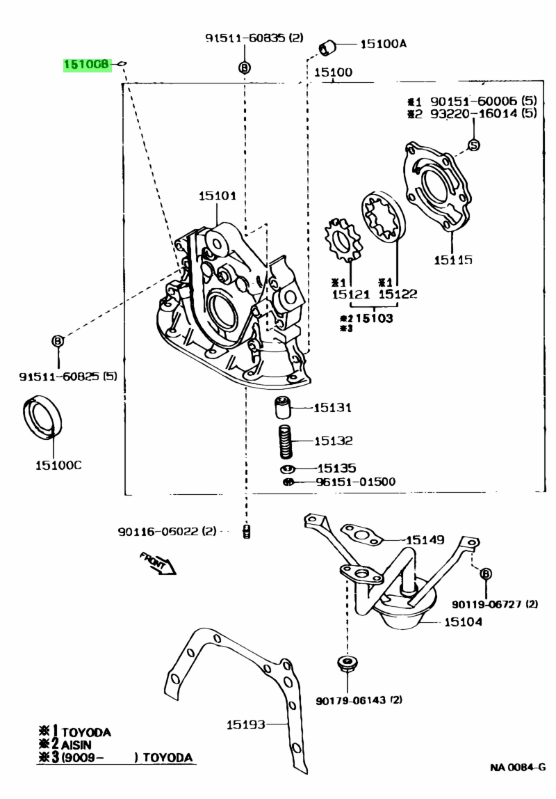 Buy Genuine Toyota 9030162006 (90301-62006) Ring, O (For Oil Pump ...