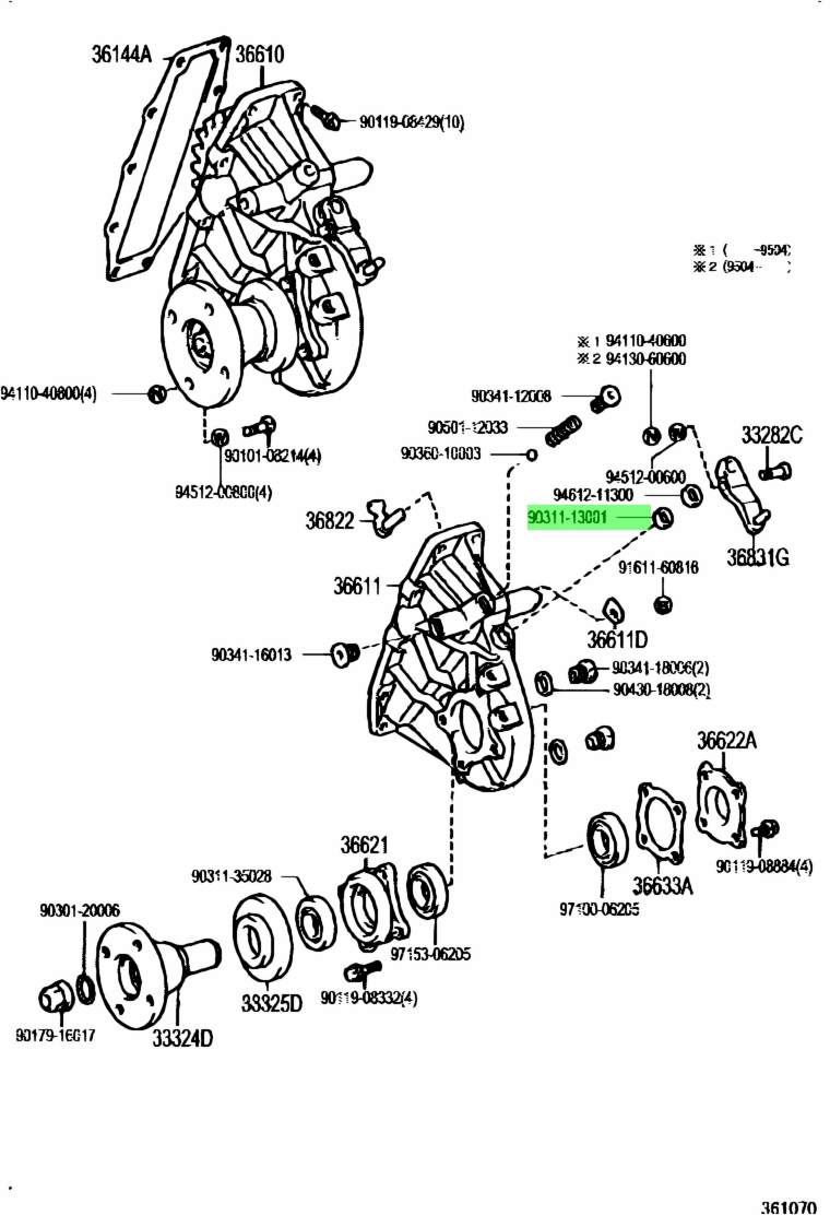 Toyota90311-13001(9031113001)