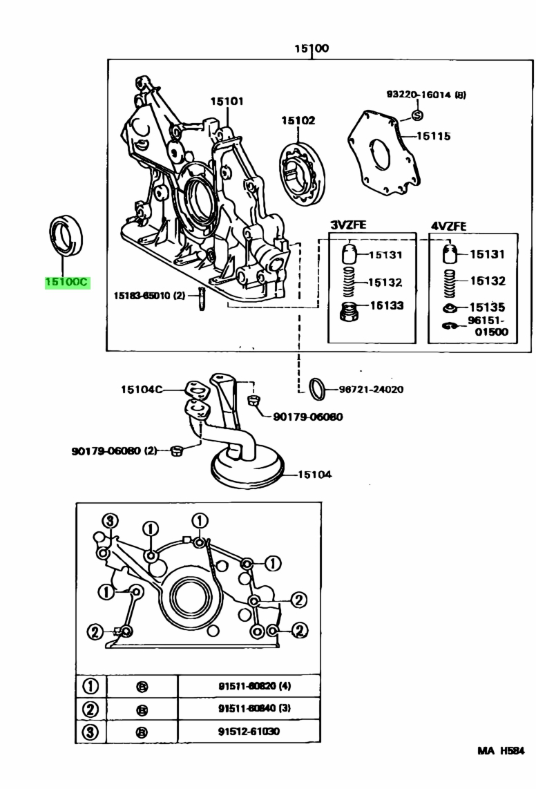 Buy Genuine Toyota 9031140013 (90311-40013) Seal (For Oil Pump). Prices ...