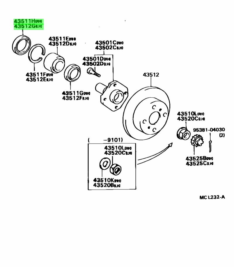 Toyota90311-56017(9031156017)