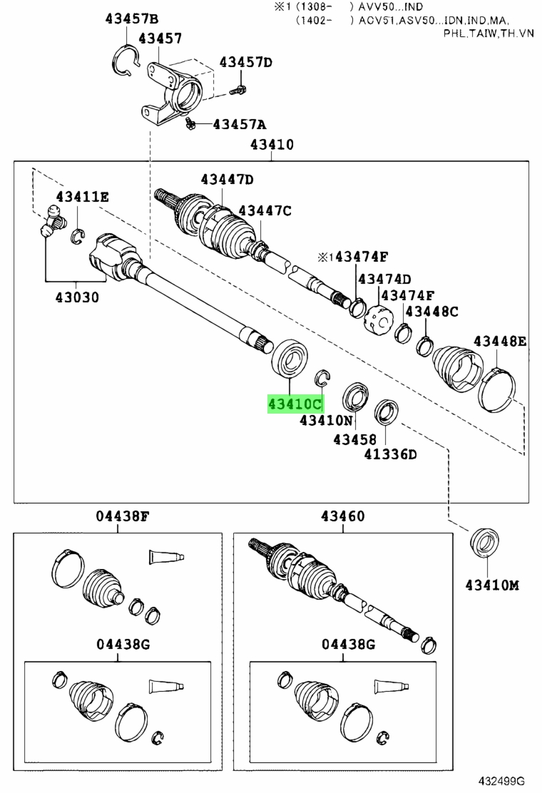 Купить Toyota 90363A0004 (90363-A0004) Подшипник Роликовый. Цены ...