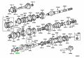Genuine Toyota 9036525019 - BEARING OR ROLLER (FOR COUNTER GEAR FRONT)