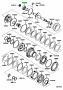Genuine Toyota 9036538004 - BEARING, CYLINDRICAL ROLLER