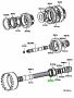 Genuine Toyota 9037438013 - BEARING, THRUST (FOR OUTPUT SHAFT)