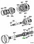 Genuine Toyota 9037438013 - BEARING, THRUST (FOR OUTPUT SHAFT)