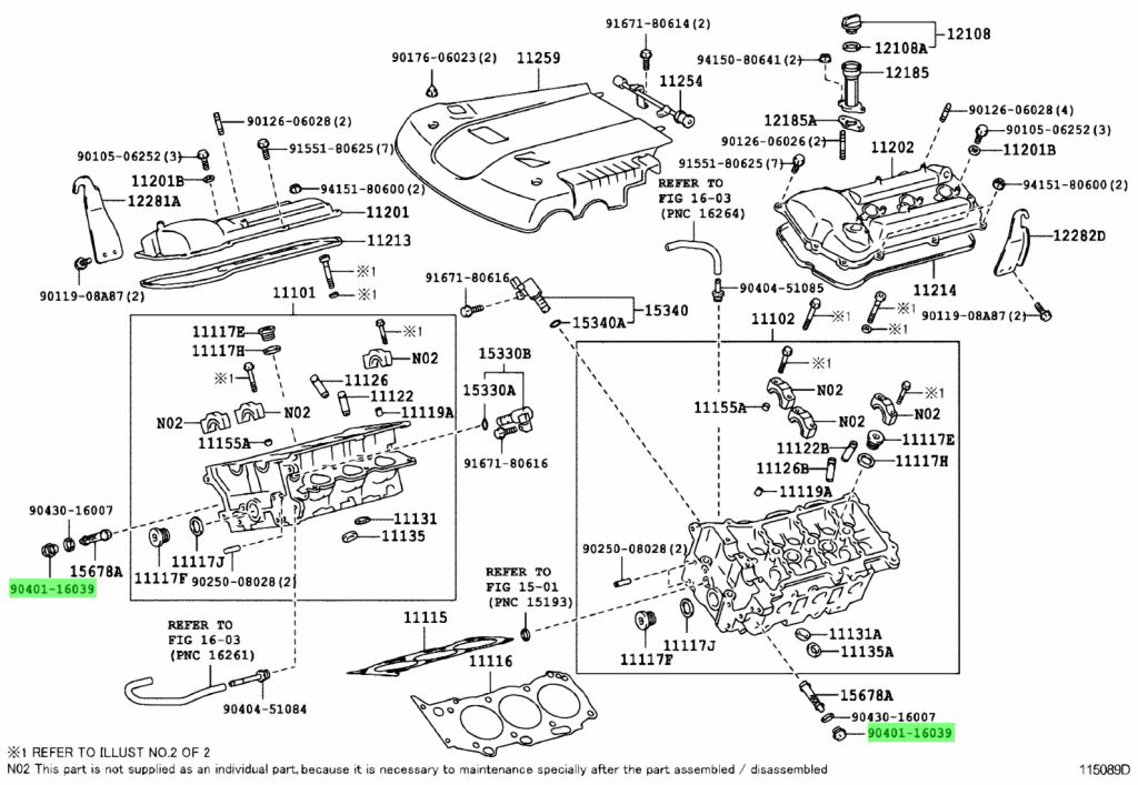 Buy Genuine Toyota 9040116039 (90401-16039) Bolt. Prices, fast shipping ...