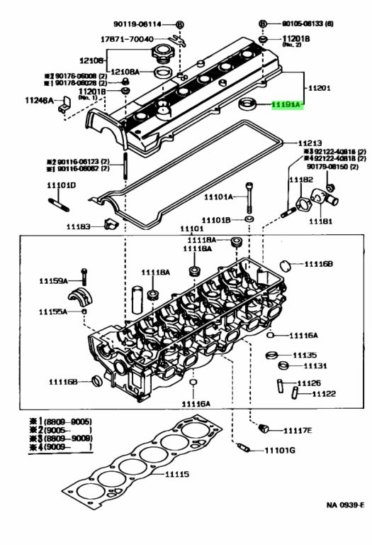 Buy Genuine Toyota 9043031141 (90430-31141) Gasket (For Spark Plug Tube ...