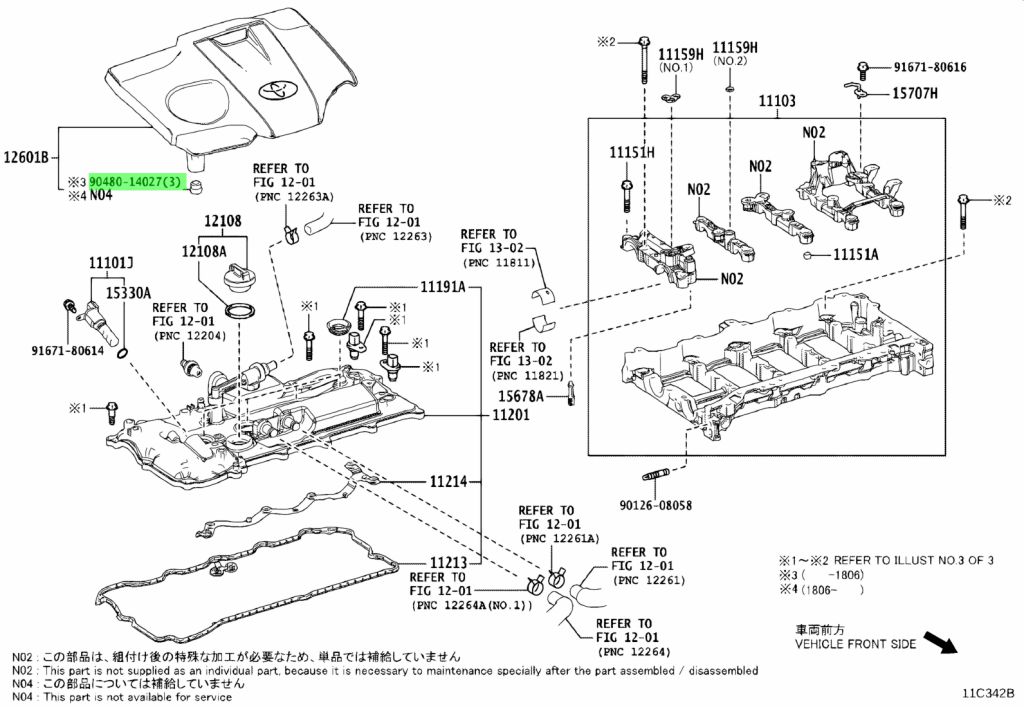 Toyota 90480 15027