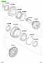 Genuine Toyota 9052034032 - RING, SNAP (FOR PLANETARY SUN GEAR)
