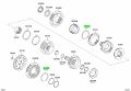 Genuine Toyota 9052089004 - RING, HOLE SNAP (FOR COUNTER DRIVE GEAR)
