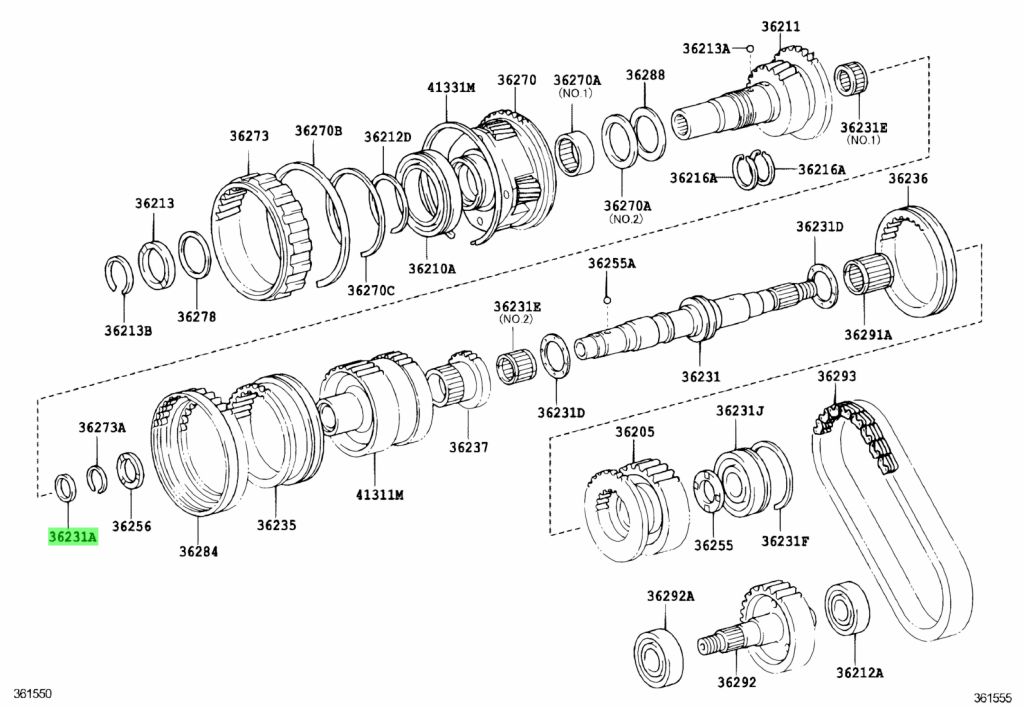 Buy Genuine Toyota 9056028004 (90560-28004) Spacer (For Transfer Output ...