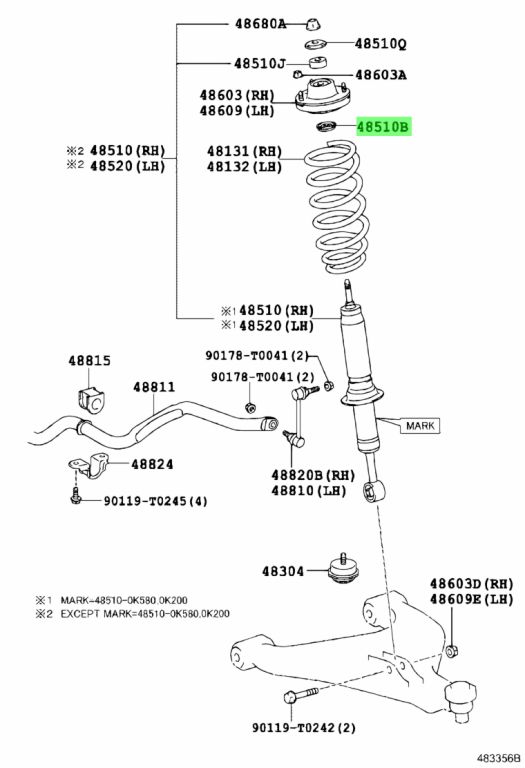 Buy Genuine Toyota 90948t2003 (90948-t2003) Retainer, Cushion, No.1 