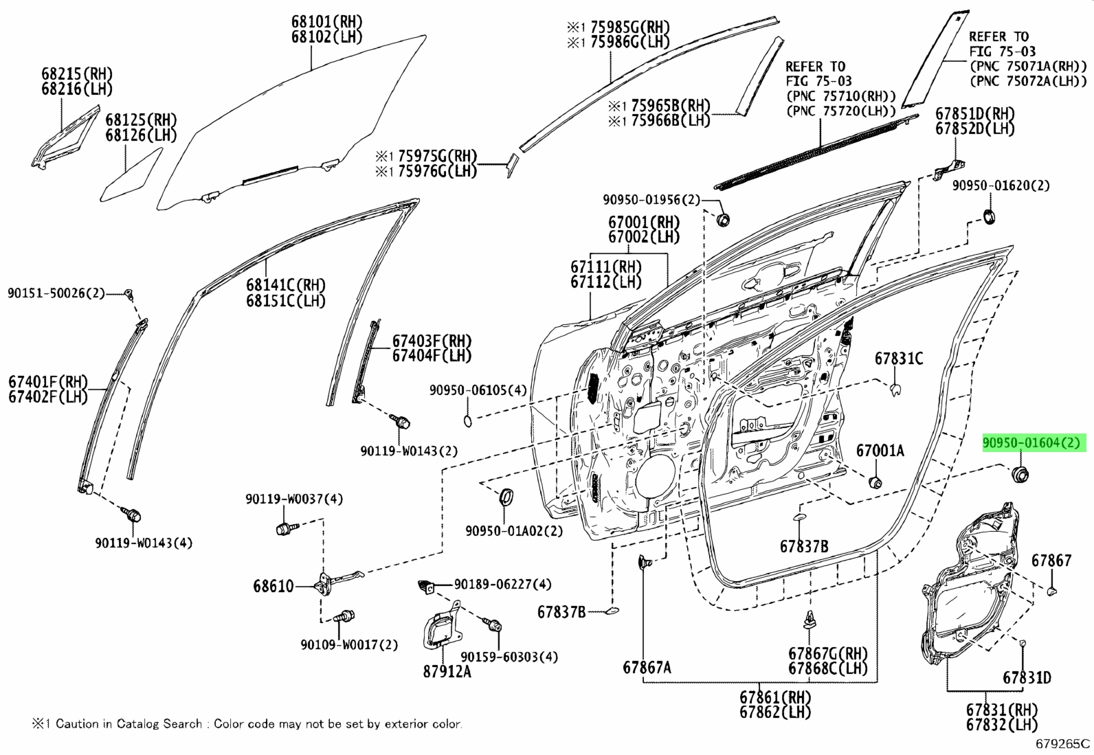 Toyota 90950 01960