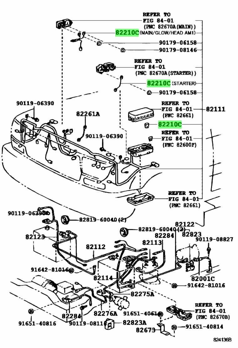 Buy Genuine Toyota 9098208264 (90982-08264) Fusible Link