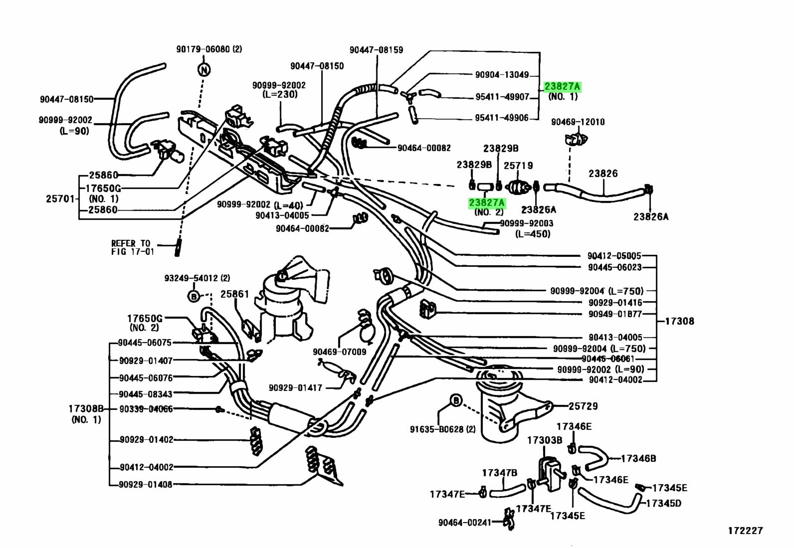 Buy Genuine Toyota 9532607006 (95326-07006) Hose, Fuel Vapor Feed ...