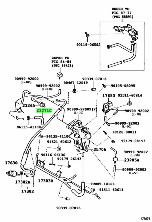 Buy Genuine Toyota 9533406022 (95334-06022) Hose Or Tube (For Fuel ...