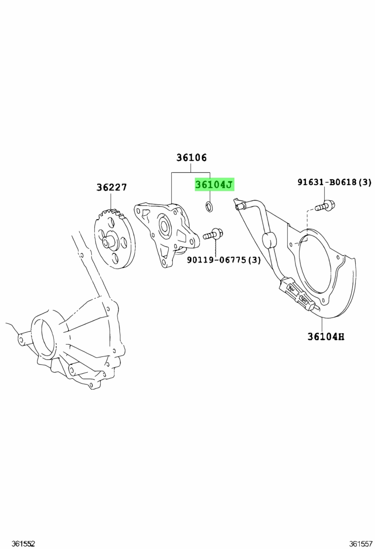Buy Genuine Toyota 9672119009 (96721-19009) Ring, O. Prices, fast