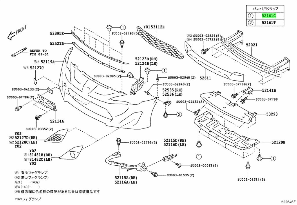 メーカー直売 バンパークリップ SU003-02984 ZN6 ハチロク 系 3個入 discoversvg.com