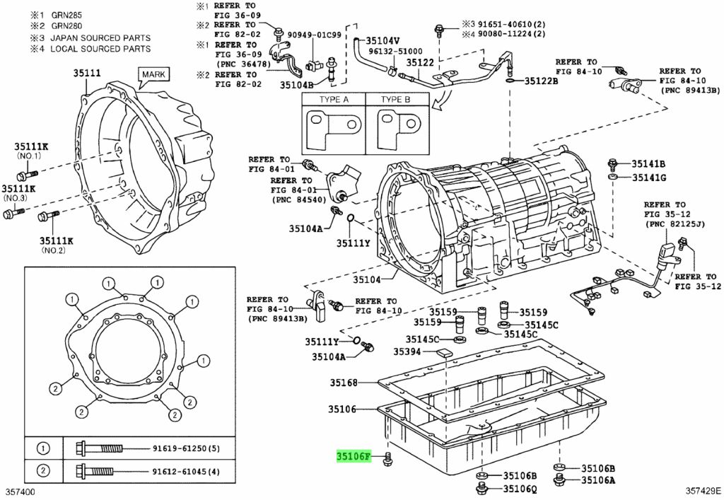 9011906173 toyota размеры