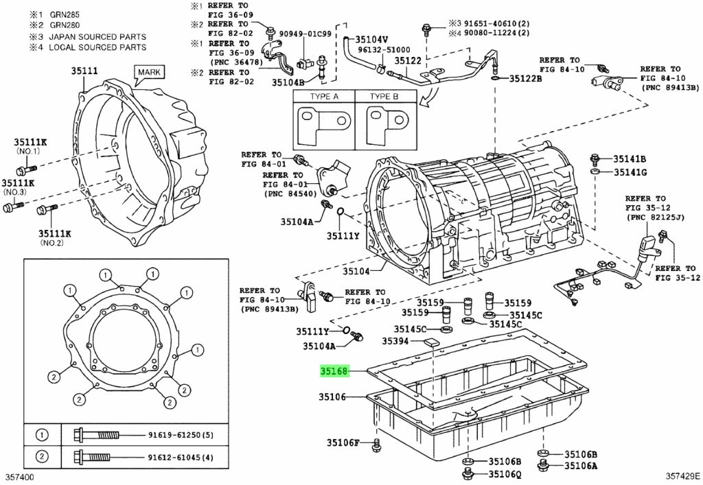 3516860010 toyota прокладка