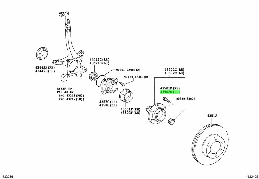 9094202049 шпилька колесная toyota