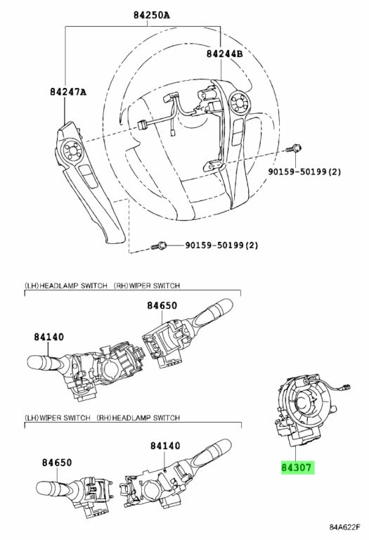 84307 74020 toyota