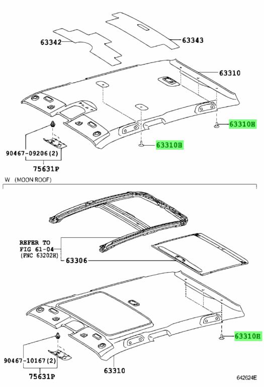 9046705170 toyota клипса