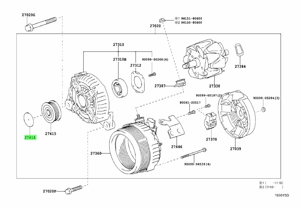 Крышка 274160w050 toyota