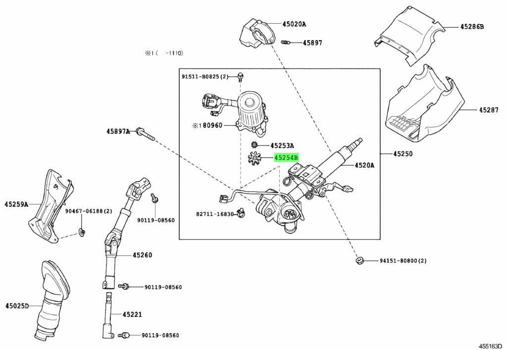 Buy Genuine Toyota 4525428040 (4525428040) Damper, Electric Power