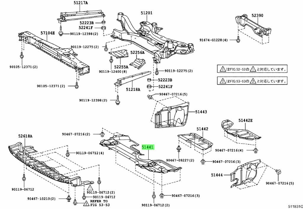 Toyota 51441 0t010