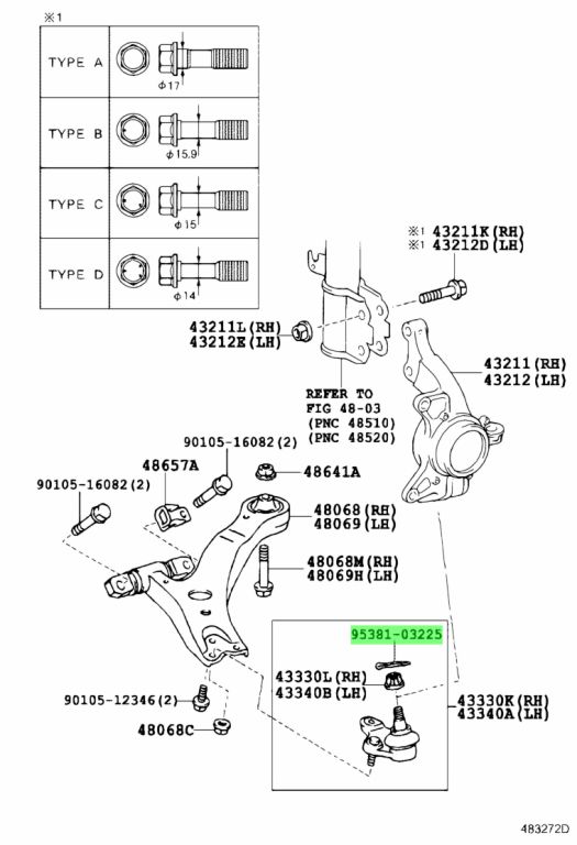 Toyota 95381 04030