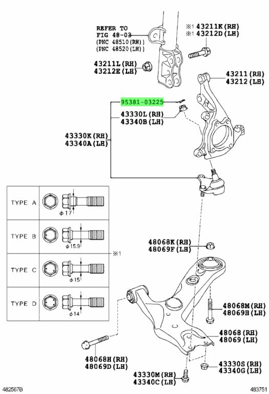 Toyota 95381 04030