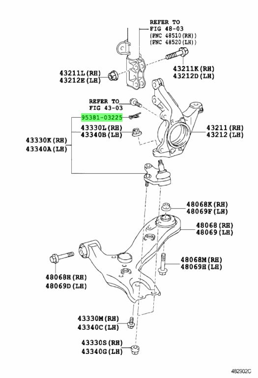 Toyota 95381 04030