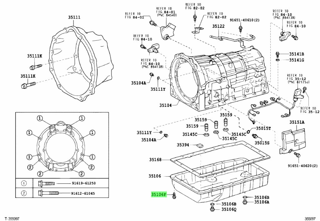 9011906173 toyota размеры