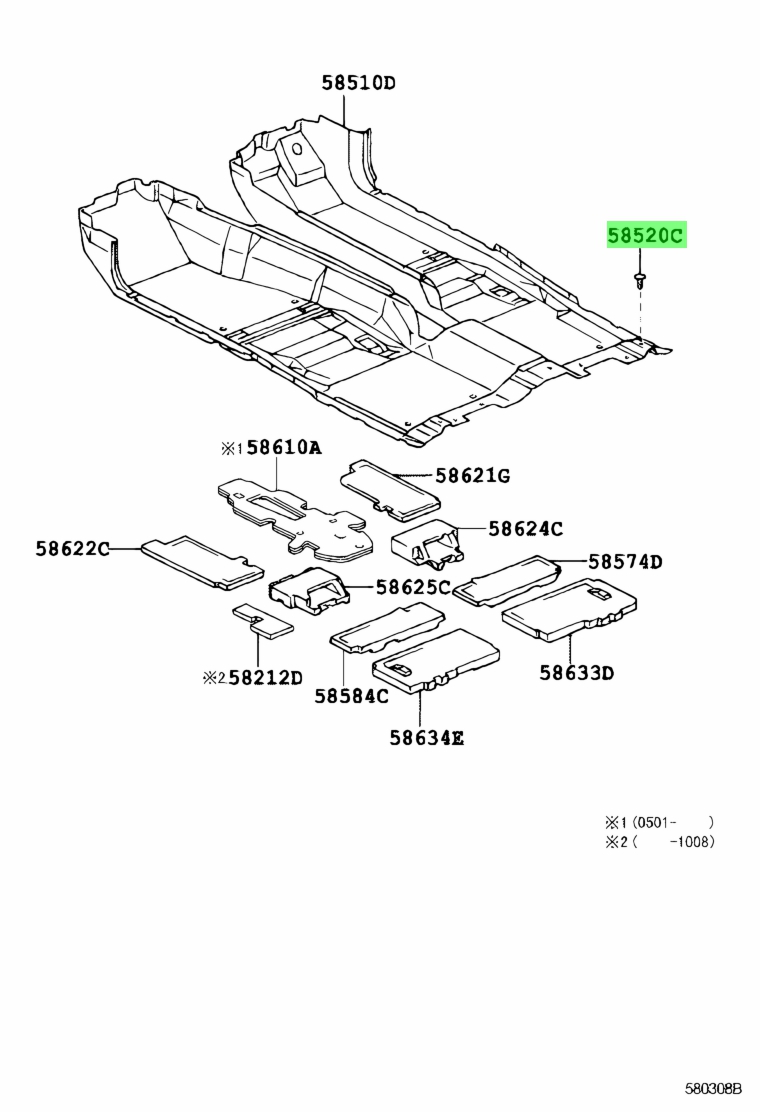 Toyota 90467 07076 c0