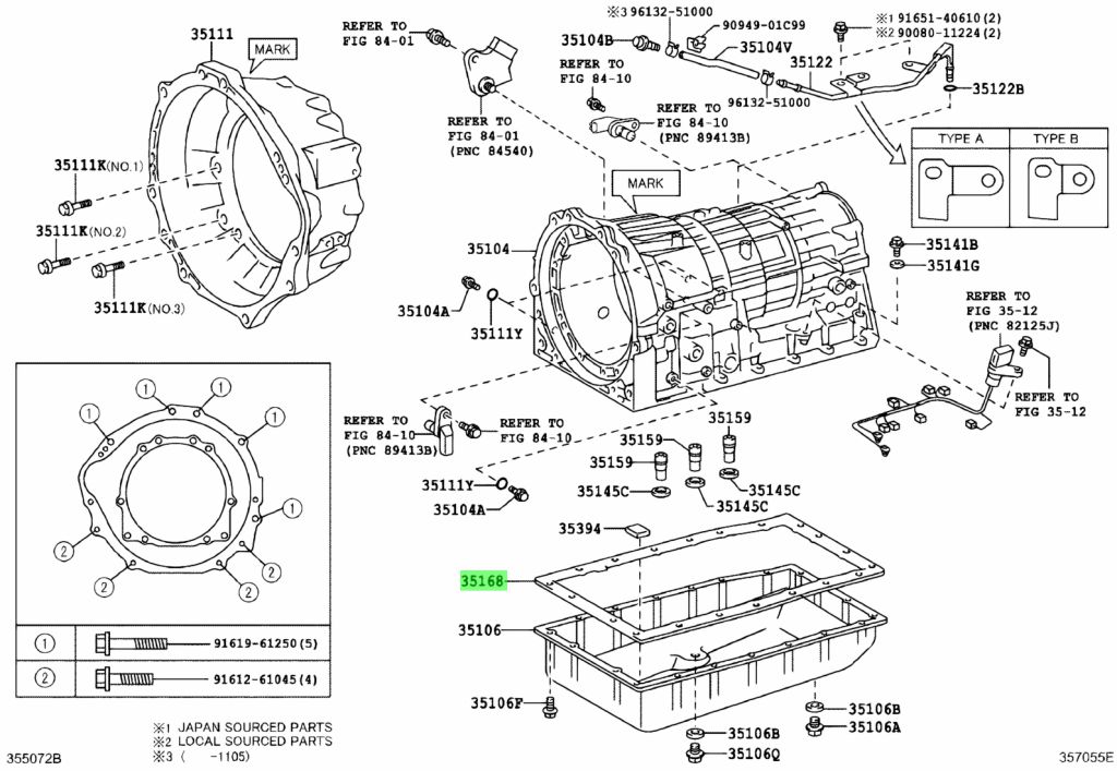 3516860010 toyota прокладка