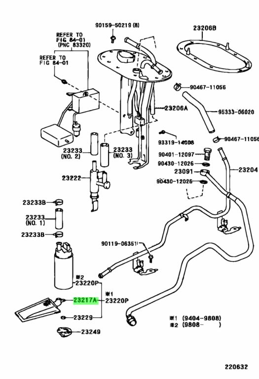 Toyota 23217 74021