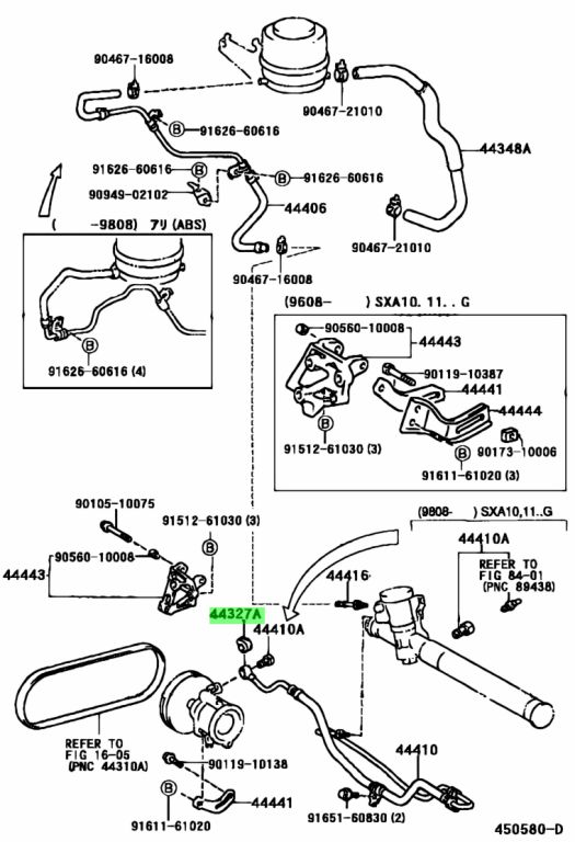 Buy Genuine Toyota 44327-30030 (4432730030) Gasket. Prices, fast ...