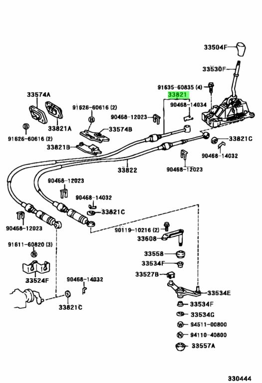 Floor shift toyota