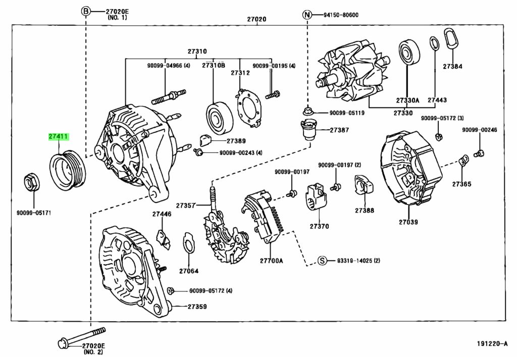 Toyota 27411 28060