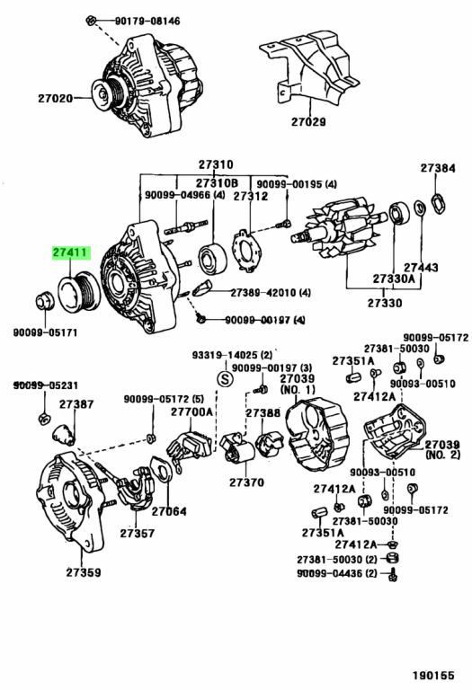 Toyota 27411 28060